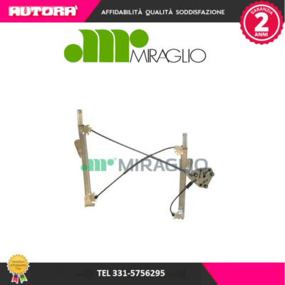 301554 Front right window regulator (MIRAGLIO BRAND)..