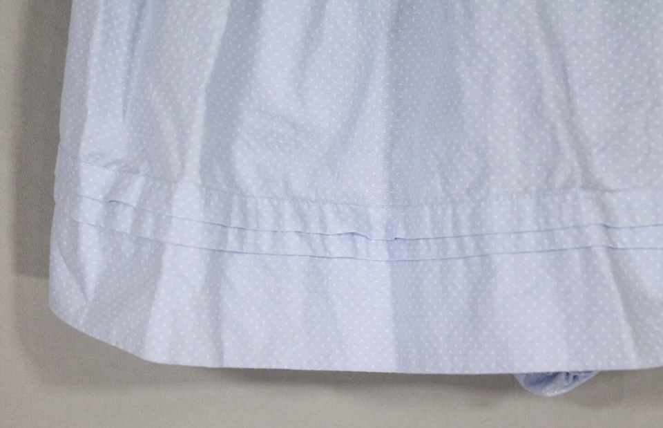 Vestido BELLA MIA KIDS Azul POLKA-DOT Sarga SMOCKED LANGOSTA/ANCLA con Bloomers 18M Foto 3 de 4