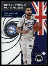 2019-20 Panini Mosaic #3 Ben Simmons International Men of Mastery