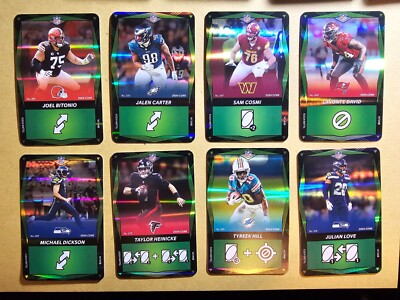 2024 UNO Elite NFL - Pick Your Player  - FOIL Green! - Core Edition New 10/8/24