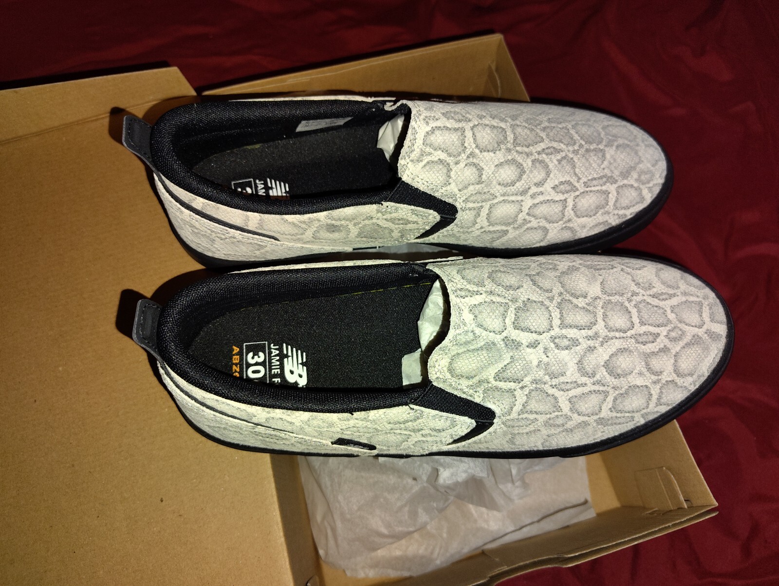 New Balance Jamie Foy 306 Laceless Snake Size 11 BNIB Read Description