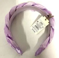 New With Tags Hairband Headband Puff Braided Lavender