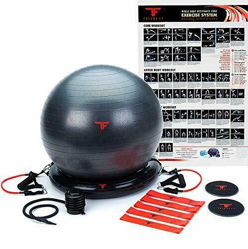 exercise ball and bands