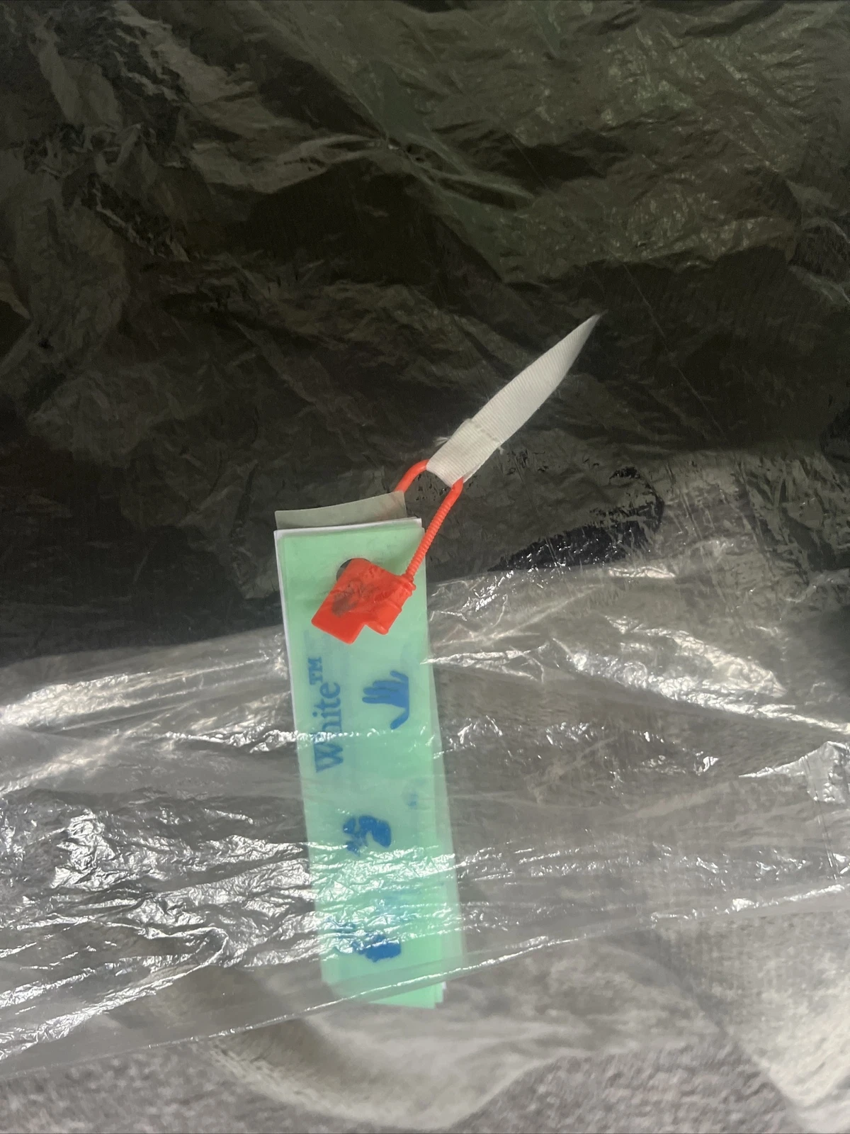 OFF WHITE Felpa con cappuccio freccia Neen BIANCA SPORCA