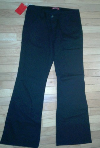 FLEECE LINED STRETCH BOOTCUT JEANS-SIZE 