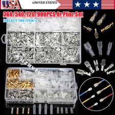 900pcs Automotive Electrical Wire Connectors Kit Male Female Spade Terminals Set