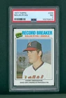 1977 Topps Baseball Card - #234 Nolan Ryan Record Breaker, PSA 7 NM