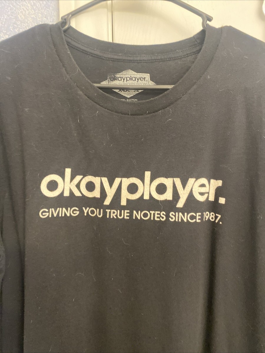 Okayplayer “True Notes” RARE Questlove Roots Brand Logo XL T-Shirt