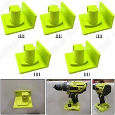 5pcs Tool Holder with Screws For 18V One+Battery Drill Power Tool Green