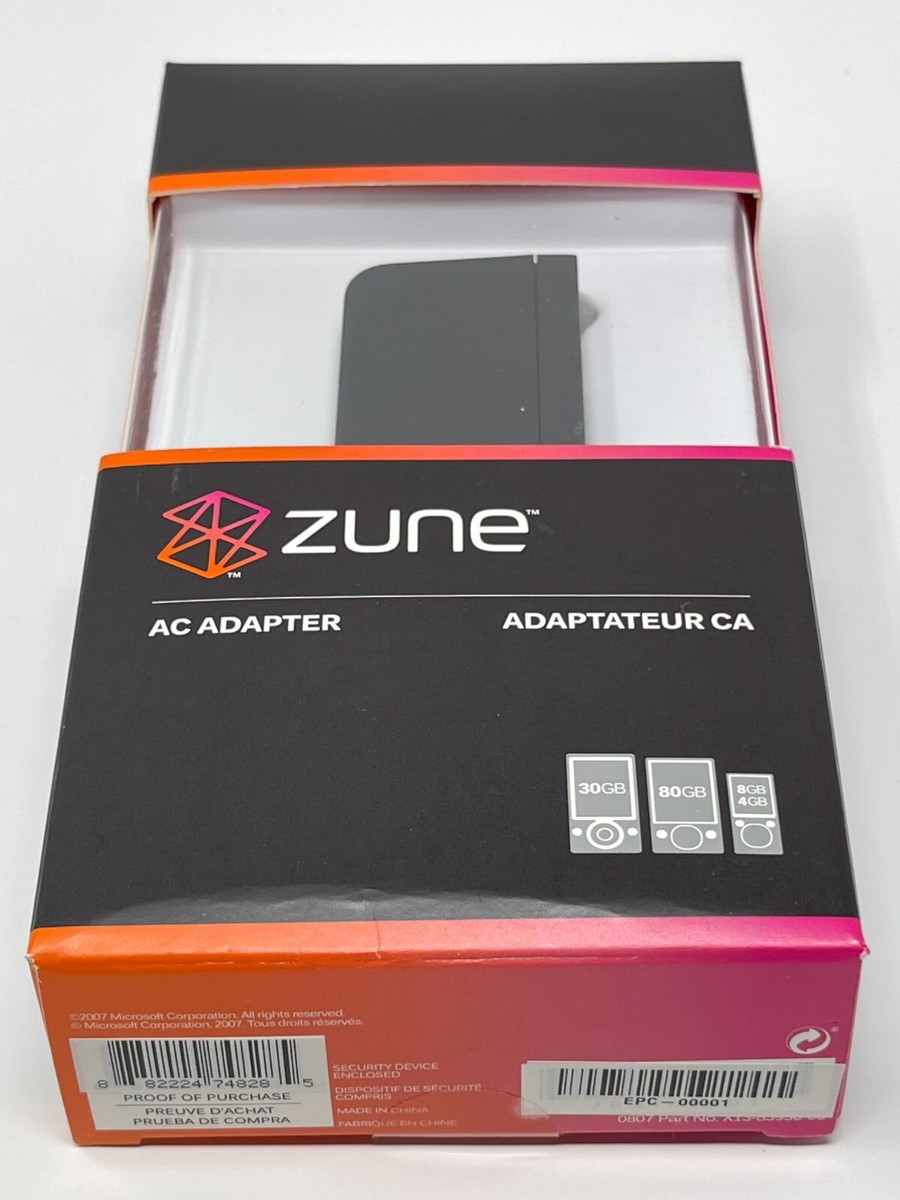 Microsoft Zune MP3 Player Universal AC Adapter Power Supply 5V 1A