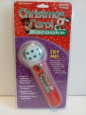 Sealed Christmas Karaoke Holiday Party 6 Songs Carols Playtronix Needs Batteries