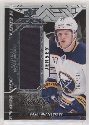 2018 SPx UD Black Rookie Trademarks Relics /299 Casey Mittelstadt #RT-CM RC f1h