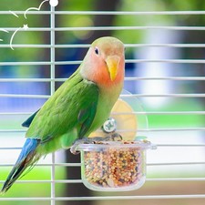 Bird Feeder Food Dish Water Dispenser