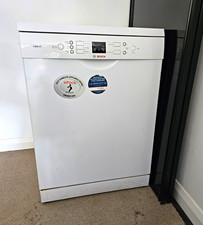 Bosch Exxcel Integrated Built-In Dishwasher, White, Stainless Steel Tub