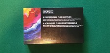 Golden Fluid Acrylic Professional Set 8 X 15ml Mixed Media Art