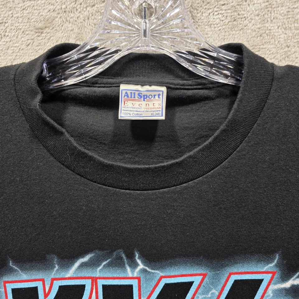 Vintage KISS Shirt Mens XL Black Farewell Tour 1973-2000 Double Sided 00s Rock - Image 3 of 4