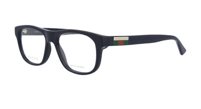 Gucci GG0768O 003 54 Blaue Quadratische Herrenbrille Optischer Rahmen
