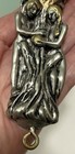 Vintage 1992 YAACOV HELLER Pewter ADAM & EVE MEZUZAH Gold Silver Etched JUDAICA — photo 8