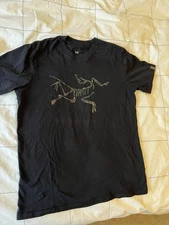 Arc'teryx Big Logo Bird T-shirt Gorpcore Style Color Black Size Small