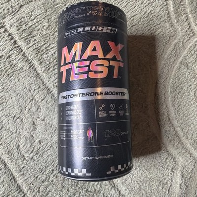 Max Test , Testosterone Booster, 120 Capsules