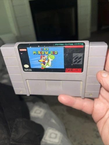 Super Mario World (Super Nintendo, 1992) SNES Authentic TESTED Free Ship