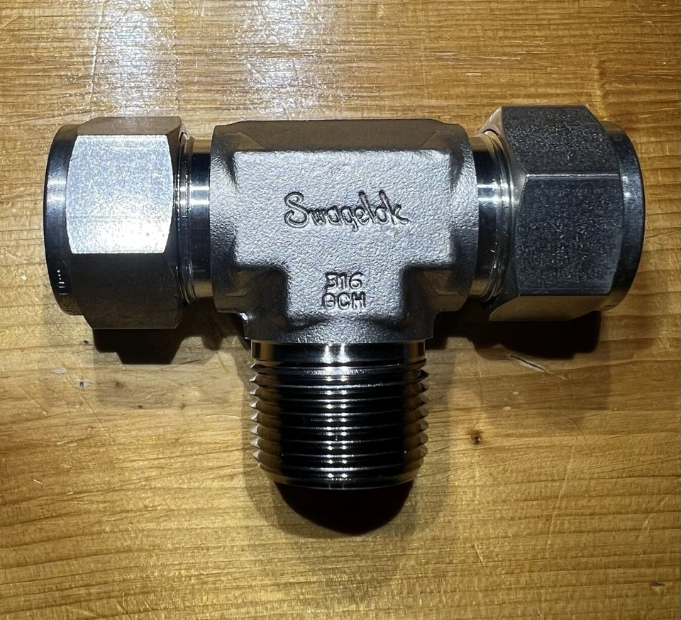 Swagelok SS-1210-3TTM New Stainless Steel Connectors 5 Tee Fittings - Image 3 of 4