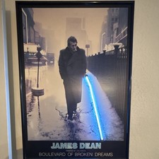 Helnwein James Dean Boulevard of Broken Dreams Framed Large Poster