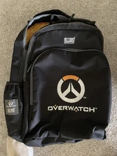 Blizzard Overwatch Backpack - Black with Orange Interior Lots of Pockets