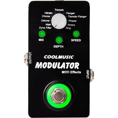 Durable A-ME01 Guitar Effects Pedal with 11 Modulation Modes for Versatile Sound