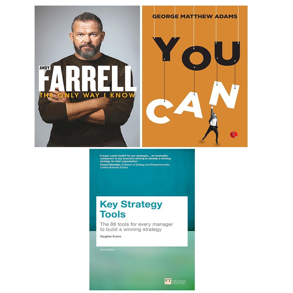 Only Way I Know Andy Farrell (HB), Key Strategy Tools, You Can 3 Books Set