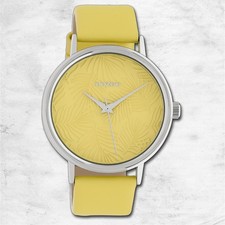 Oozoo Damen Armbanduhr Timepieces Analog Leder gelb UOC10169