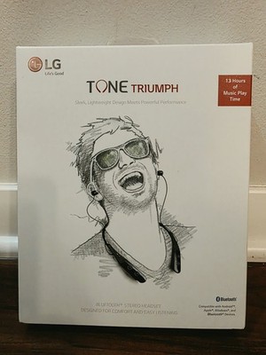 LG Tone Triumph Hbs-510 wireless Bluetooth headset NEW SEALED