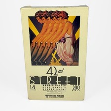 42nd Street Beta Tape Movie United Artists MVE Black White 1933 - Open