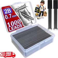 1000Pcs 0.7mm 2B Mechanical Pencil Lead Refills Strong Graphite Writing Drawing