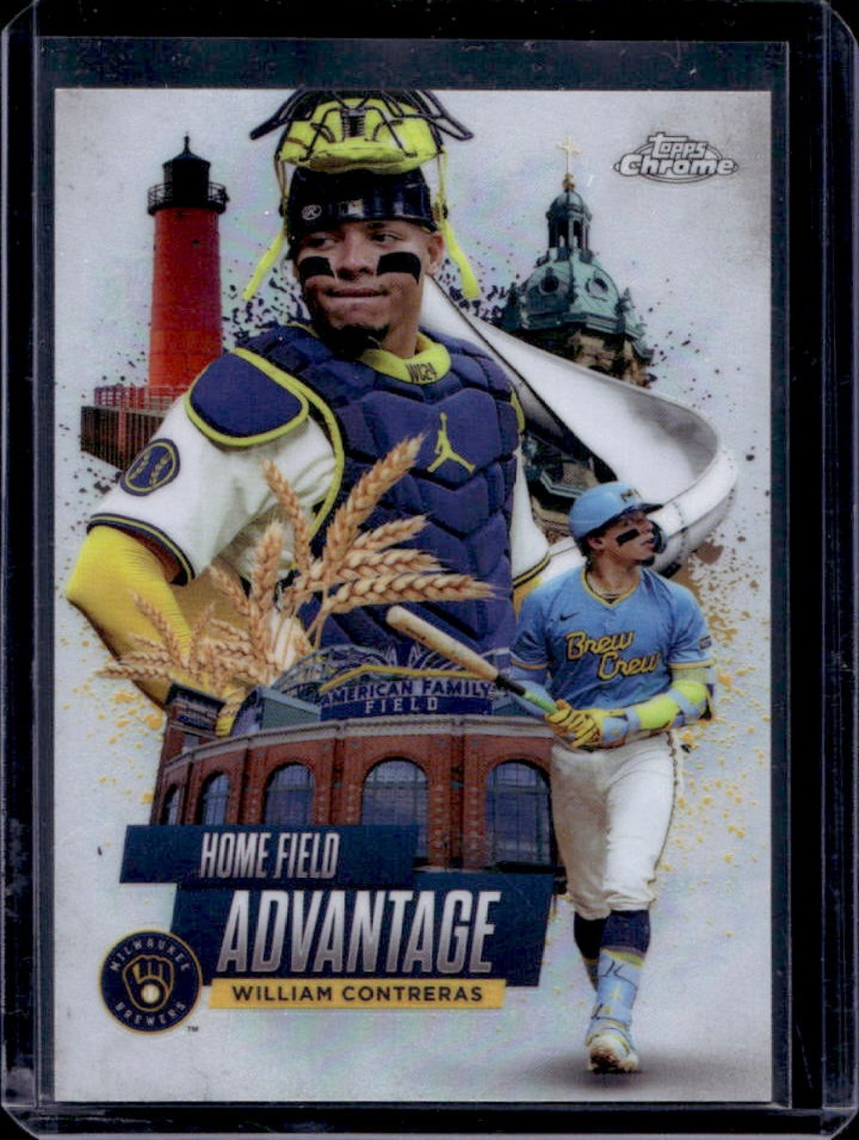 William Contreras 2025 Topps Chrome #HA-30 Home Field Advantage