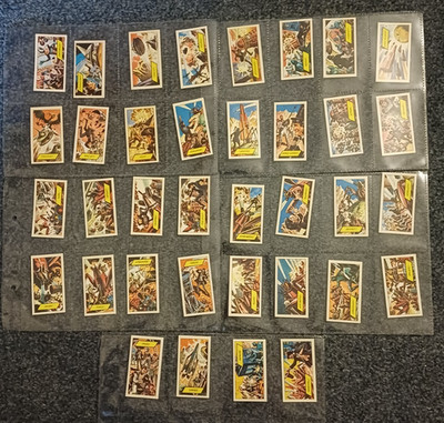 DOCTOR WHO - DR WHO ADVENTURE WALLS ICE CREAM 60ER JAHRE TRADING CARDS - FULL SET 36