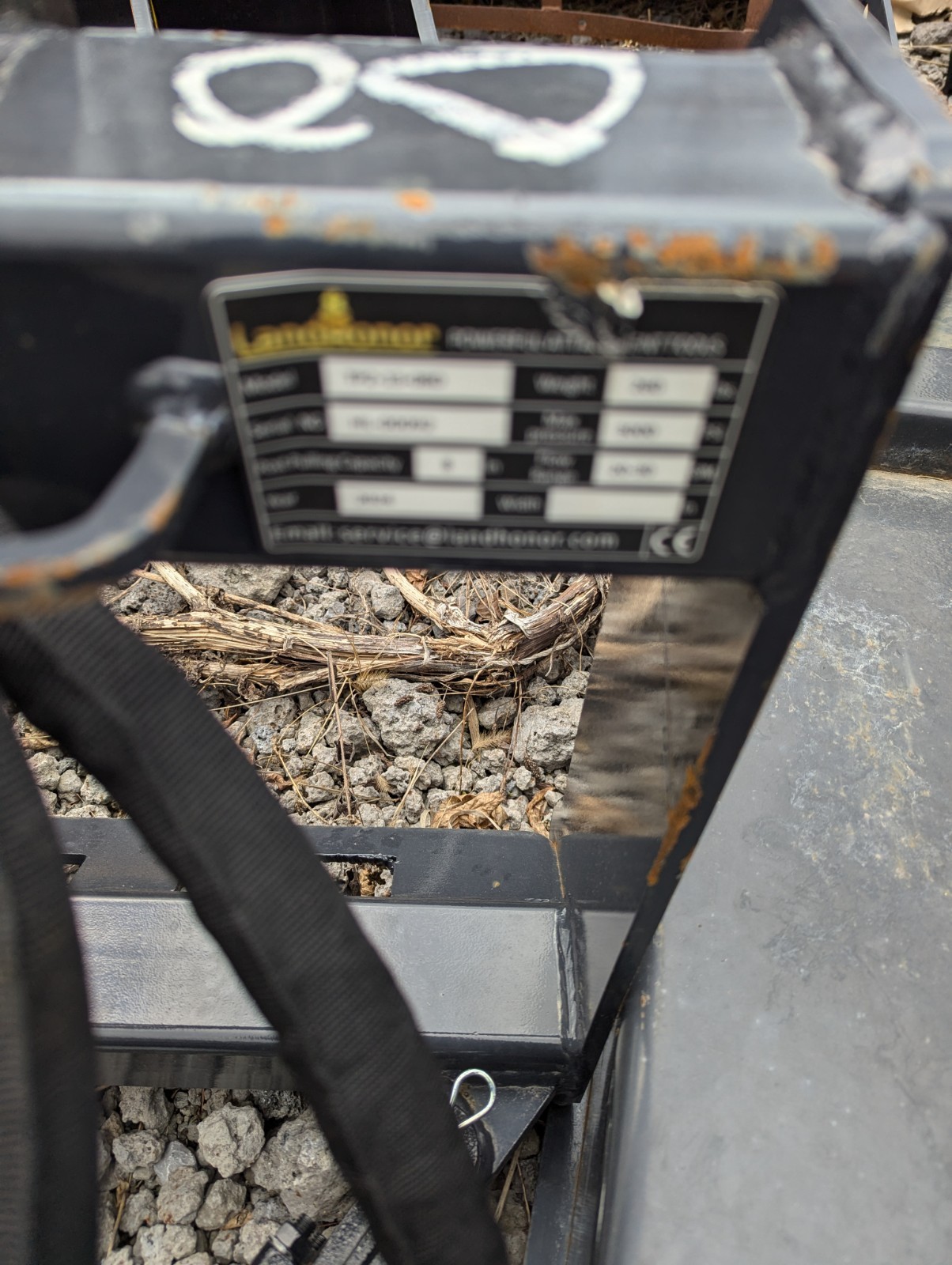 Skid Steer Tree and Post Puller Attachment Land Honor Skidsteer 