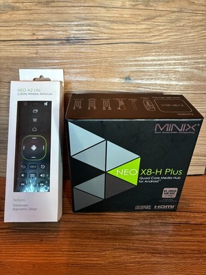 MINIX NEO X8-H Plus HD Mediaplayer + NEO A2 Lite AirMouse + 2GB SD Karte - OVP