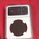 Mexico 1935 Mo 20 Centavos Bronze Coin NGC AU55 BN Cert 705554-004 — photo 2
