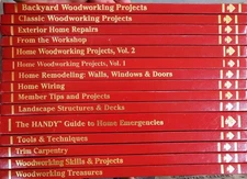 Large 15 Handyman Book Lot! Nice Set Handyman Club of America