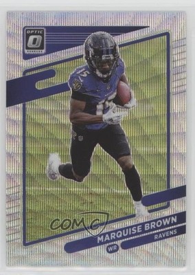 2021 Panini Donruss Optic Wave Prizm 95/299 Marquise Brown #126 y8h