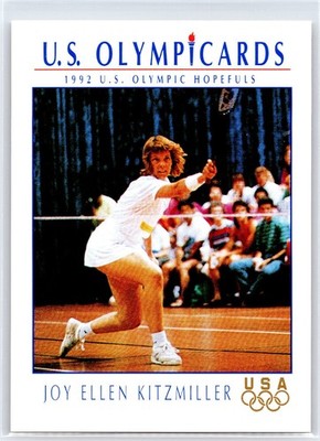 1992 Impel Olympicards JOY E KITZMILLER 1992 U.S. Olympic Hopefuls BADMINTON #5