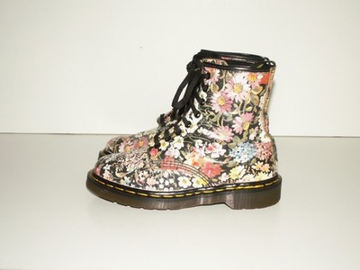 Dr. Martens 1460 Sienna Miller Floral Boots Made in England UK 6 EU 39 (1535)