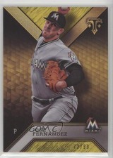 2016 Topps Triple Threads Gold 72/99 Jose Fernandez #15 s3g