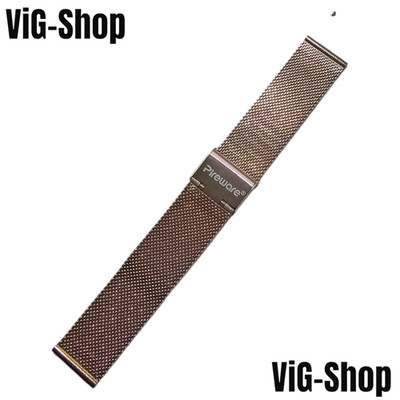 Pireware Milanaise Armband 20mm goldfarben