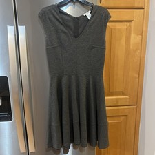 Bar III dark gray large work dress