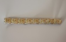 Zauberhaftes Filigranarmband 835er Silber teilvergoldet Vintage Fahrner-Stil