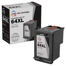 LD Ink Cartridge Replacement for HP 64XL N9J92AN High Yield Black 