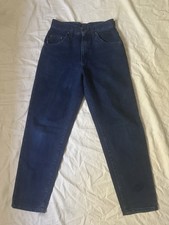 Mens Vintage Lee Jeans Taper Leg Blue 26x29 100 Cotton