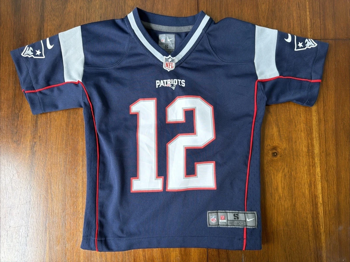 ユニフォーム New England Patriots NFL Jersey Brady Men's New England Patriots Tom Brady Nike Navy Blue/Silver Game Jersey